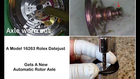 replacing rolex rotor axle jewel|Is there any problems with the rotor arbor that causes.